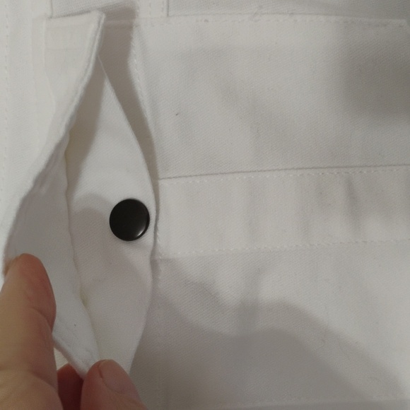 Brandy Melville Kim Cargo White Pants - Picture 8 of 14